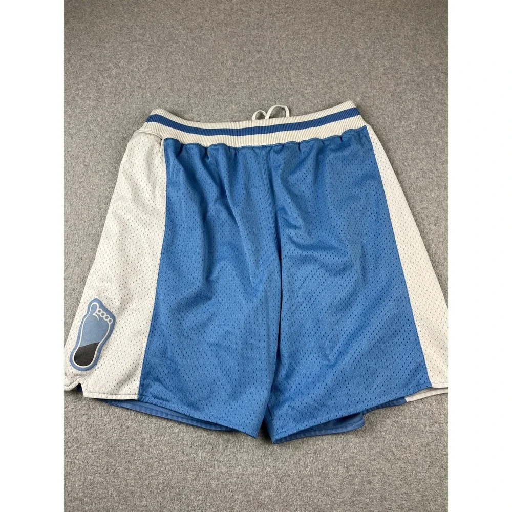 Jordan Basketball Shorts Mens Medium Blue UNC North Carolina Tar Heels Mesh 82